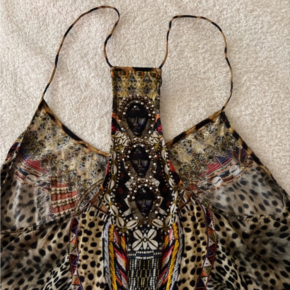 Camilla  Asymmetrical Sleeveless Silk top - Picture 14 of 16